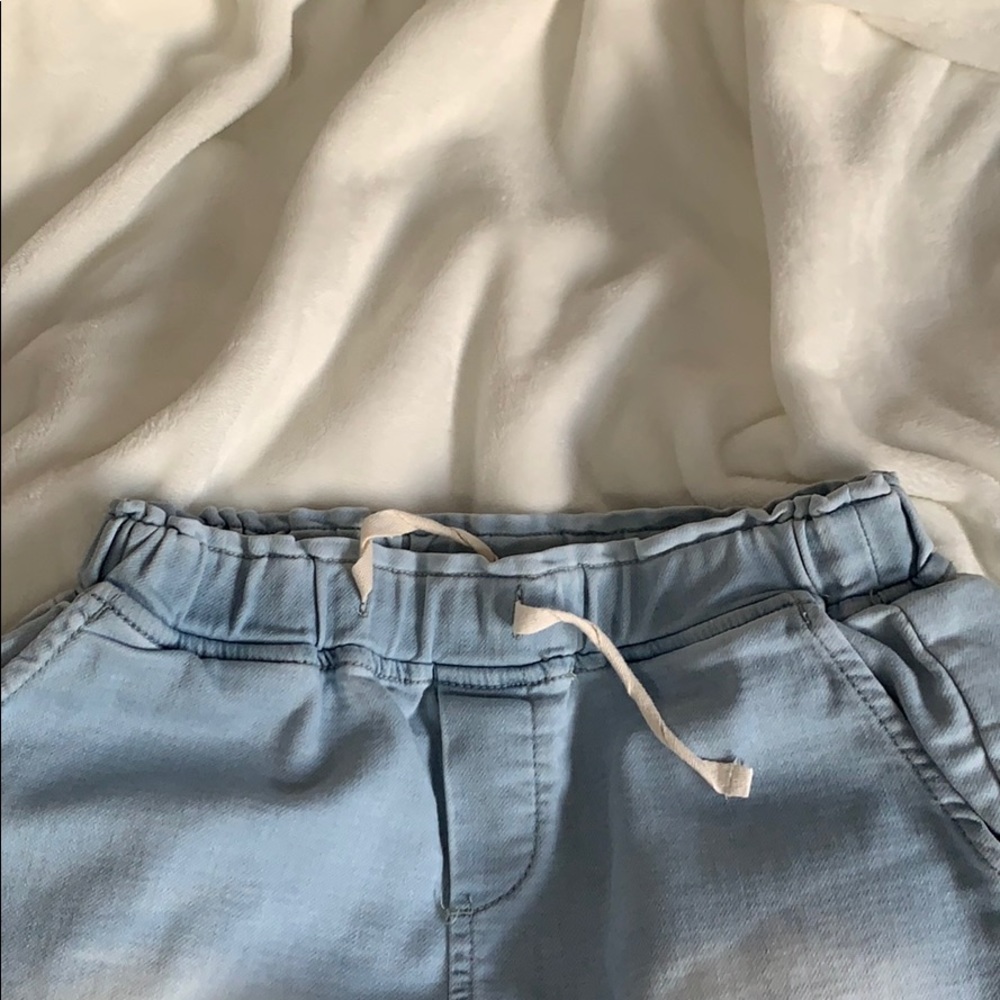 Denim drawstring shorts - Picture 3 of 3